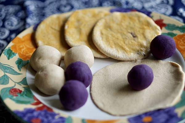 銅鑼燒(Dorayaki)和紫薯餅甜點