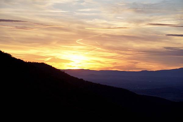 維吉尼亞州Shenandoah National Park仙