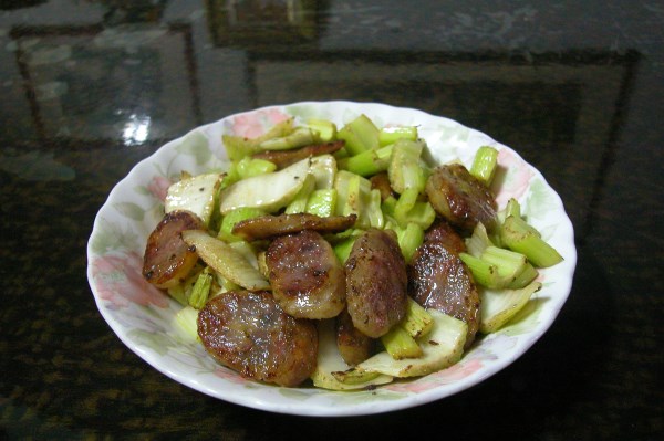 20080726 臘腸炒西洋芹 20080726 臘腸炒西洋芹