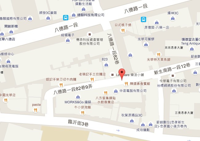 光華紅豆餅地圖