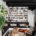 Superb-Moroccan-Fabric-method-Portland-Industrial-Living-Room-Image-Ideas-with-black-ceiling-Black-sofa-black-wood-beam-built-in-shelves-chair-corner-sofa-painted-wood.jpg