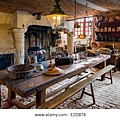 france-eure-le-neubourg-interior-of-chateau-du-champ-de-bataille-17th-E2DBT8.jpg