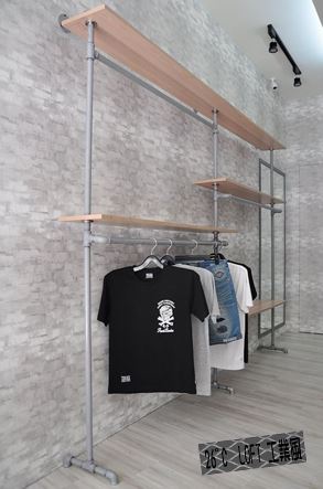 26度C-LOFT 工業風家具設計-服飾店規劃01