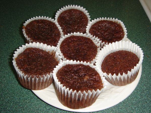 banana chocolate muffin 之成品