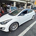 現代 ELANTRA 1.8 (2014年）電動後視鏡無法收折維修。