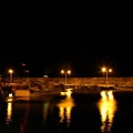 夜晚的漁港