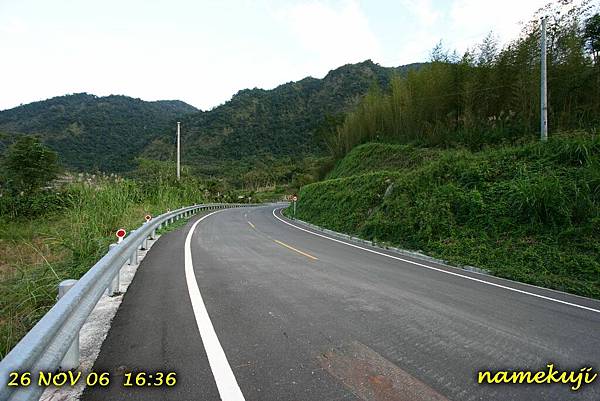 玉長公路通車終點附近