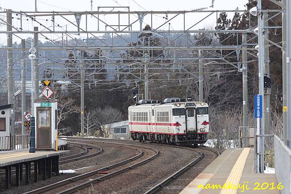 キハ40 普通列車 蟹田