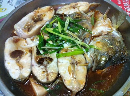 鱸魚蒸豆腐