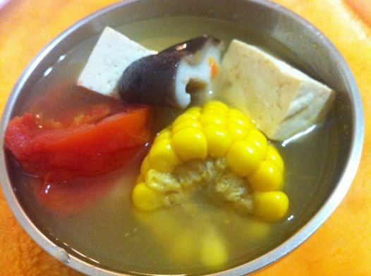 蔬菜豆腐湯