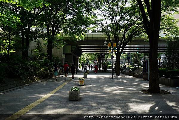 20180527.23 室內通道出來後，往東京都廳的林蔭大道.JPG