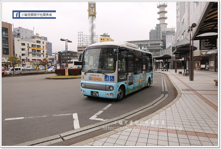 【日本】山形市區便利交通工具 / 小紅巴士東圈・西圈 / 百