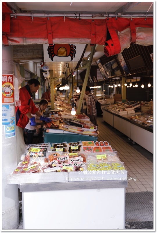 【日本】函館朝市 駅二市場 駅二市場釣烏賊 蓋飯橫丁市場（ど