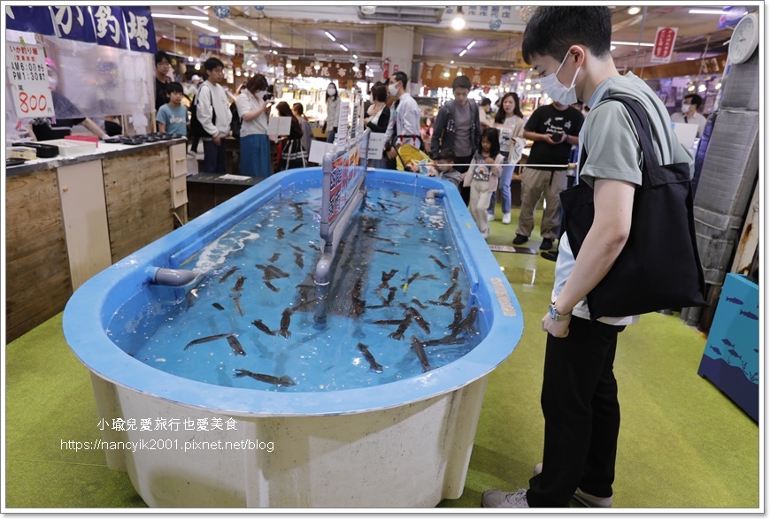 【日本】函館朝市 駅二市場 駅二市場釣烏賊 蓋飯橫丁市場（ど