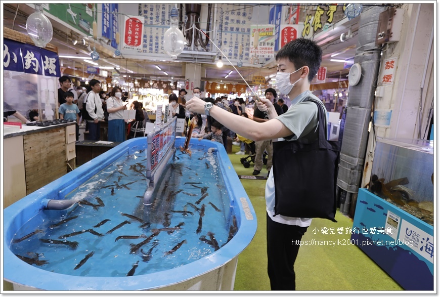 【日本】函館朝市 駅二市場 駅二市場釣烏賊 蓋飯橫丁市場（ど