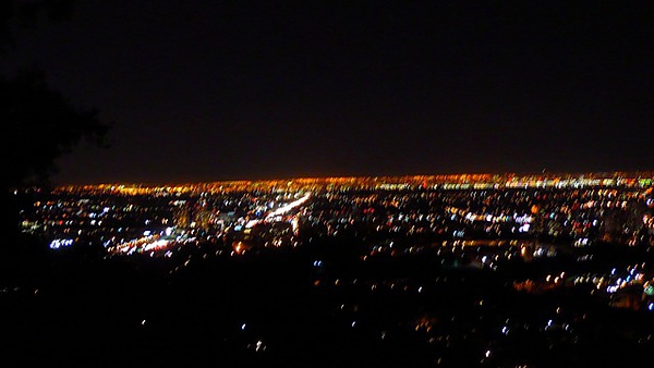 Getty Center的夜景