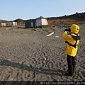 Three Huts Built by Europeans and Russians