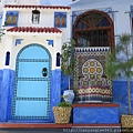 Blue Gate in Arabic Style