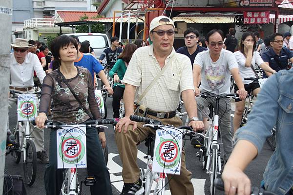 那可拿新生活教育中心陳處長與吉安慶修院合辦反毒宣導活動,騎反毒鐵馬體驗花蓮漂亮風光.