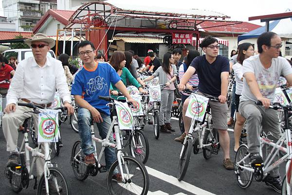 那可拿新生活教育中心陳處長與吉安慶修院合辦反毒宣導活動,騎反毒鐵馬體驗花蓮漂亮風光.