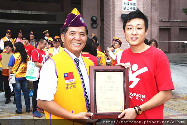 2014年10月28日戒毒成功者與獅子會攜手 花蓮自強國中校園反毒現身說法