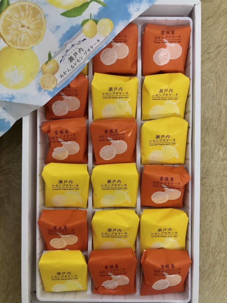 S__50094089.jpg 瀨戶內檸檬/柑橘小蛋糕,當作伴手哩,自用也很好吃