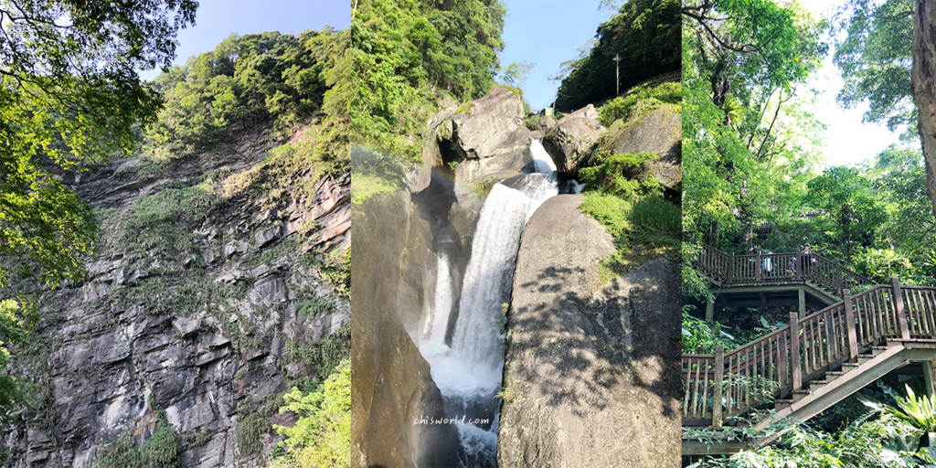 新竹青蛙石天空步道 新竹青蛙石天空步道沿途的奇岩峭壁、瀑布、木棧步道