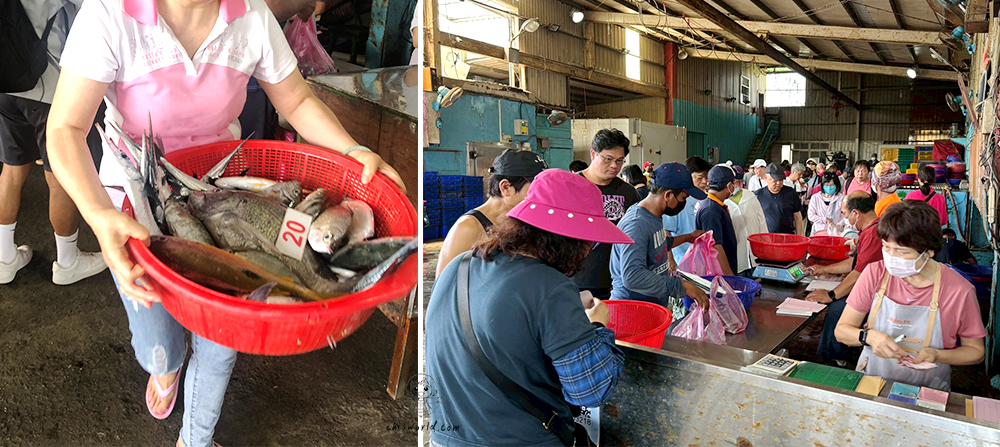 新竹明發定置漁場民眾購買新鮮魚貨