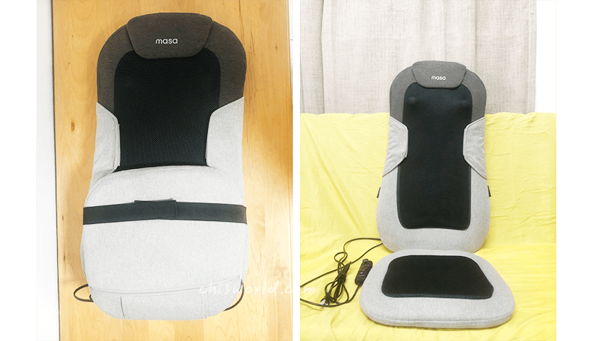masa JOY PRO智慧按摩椅墊體積薄、易收納
