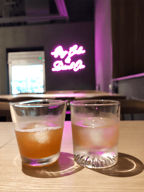 一號基地板橋店提供日本香甜果實酒，香氣足喝起來順口