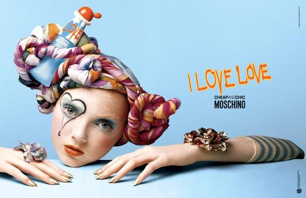 Lily Cole 2005Moschino I Love Love