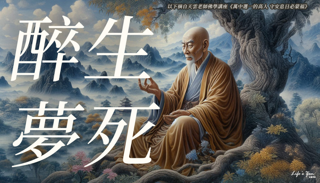 【天雲老師佛學講座】蓮池大師竹窗隨筆：醉生夢死 ｜天界之舟 地藏道場 佛法正宗 行善濟世.png