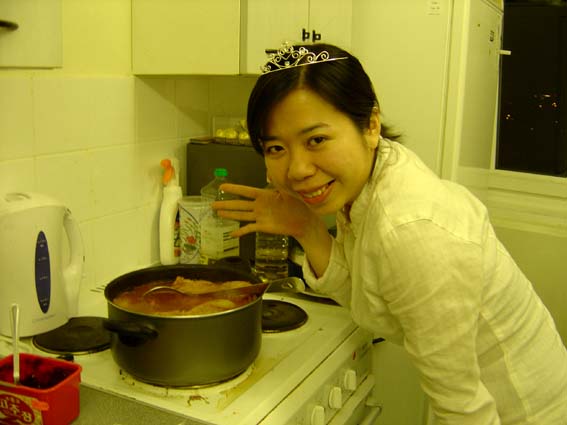 韓國泡菜鍋喔！