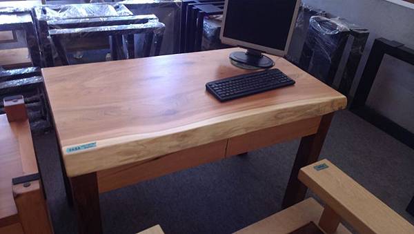 原木書桌-美國檜木書桌