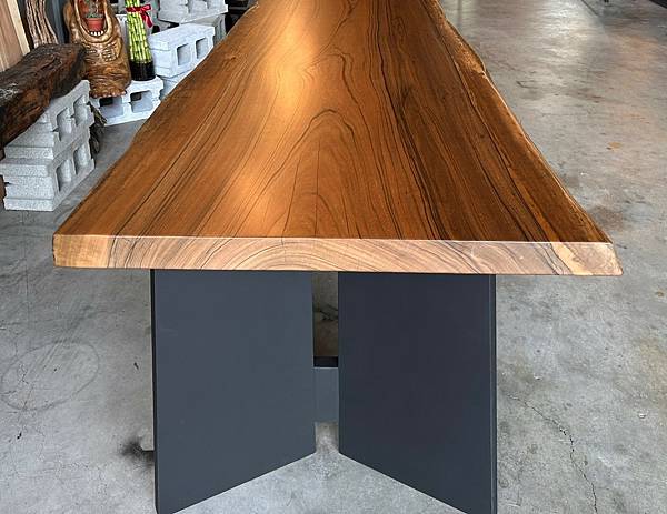 最新原木造型桌腳-V型桌腳