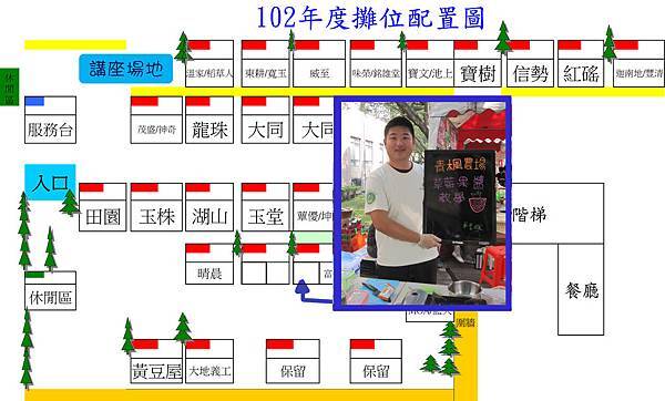 102年度場地配置