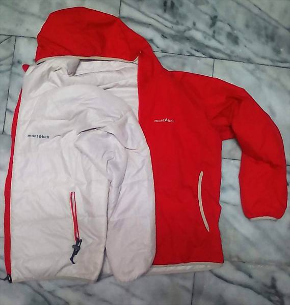日本買montbell 化纖外套