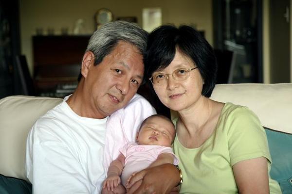 Grandparents and Granddaughter