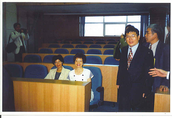 廖昭昌參觀知識產權法庭