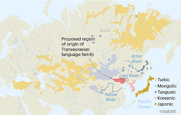 日語、韓語、蒙古語、突厥語上古同源，來自東北亞？