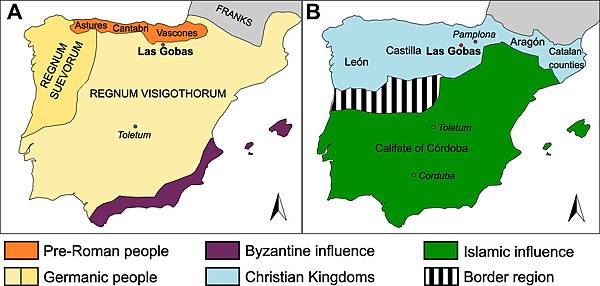 西班牙在伊斯蘭潮流中,基督教孤立小社區,也有天花入侵 西班牙在伊斯蘭潮流中,基督教孤立小社區,也有天花入侵