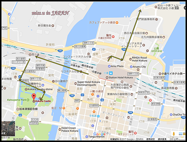 小倉站MAP