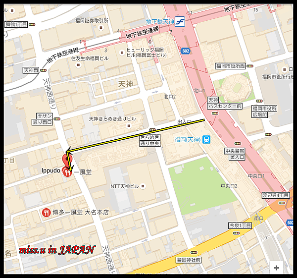 九州美食一風堂MAP