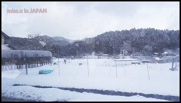 日本美山合掌村下雪