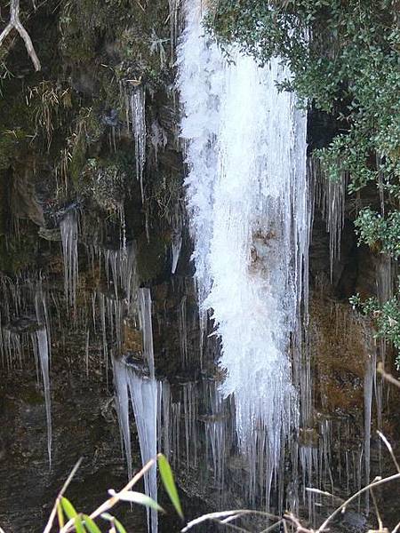 Ice waterfall