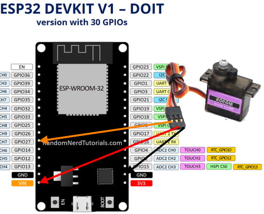 Arduino, ESP32, 鍵盤, 伺服馬達