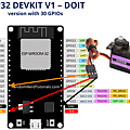 Arduino, ESP32, 鍵盤, 伺服馬達
