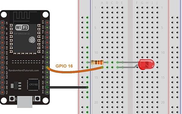Arduino ESP32 PWM輸出 讓LED漸亮漸暗