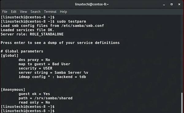 CentOS 8 安裝 samba server 及防火牆設 CentOS 8 安裝 samba server 及防火牆設