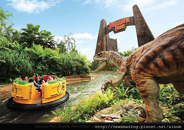 Jurassic Park Rapids Adventure at Universal Studios Singapore